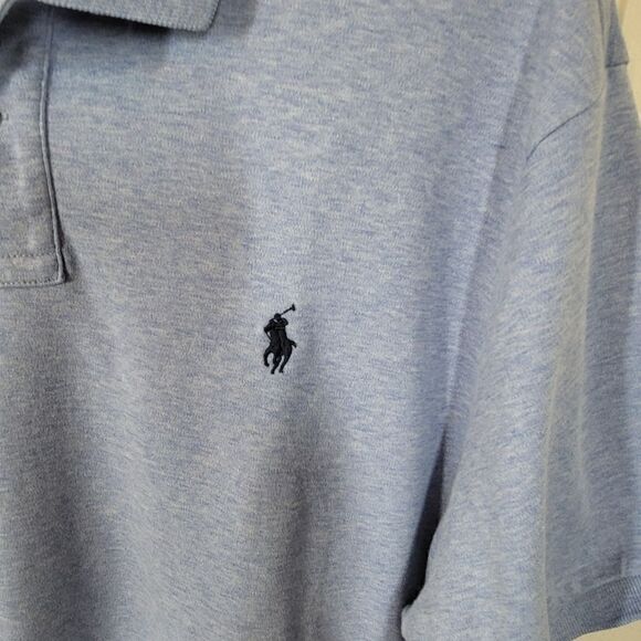 Ralph Lauren Men's Light Blue Polo Shirt - Picture 6 of 9